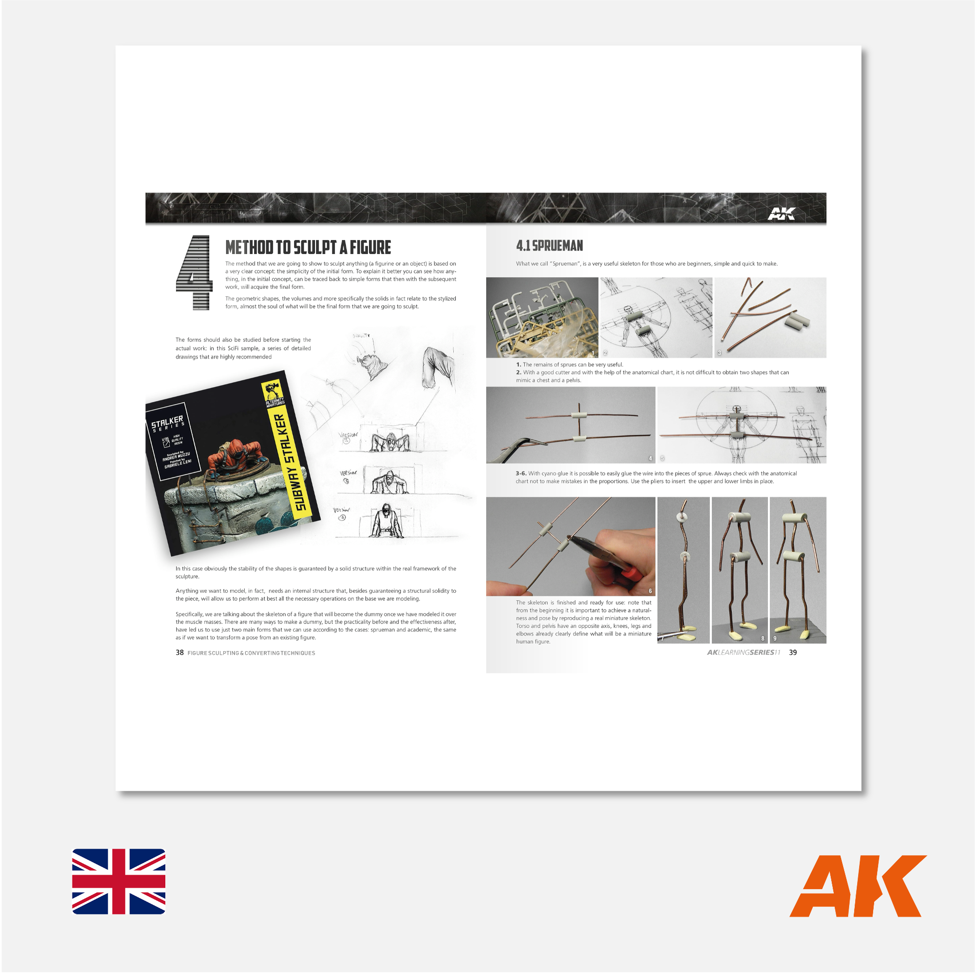 AK Interactive - AK Learning Series N° 11 Figure Sculpting - AK512 - Gothaforce