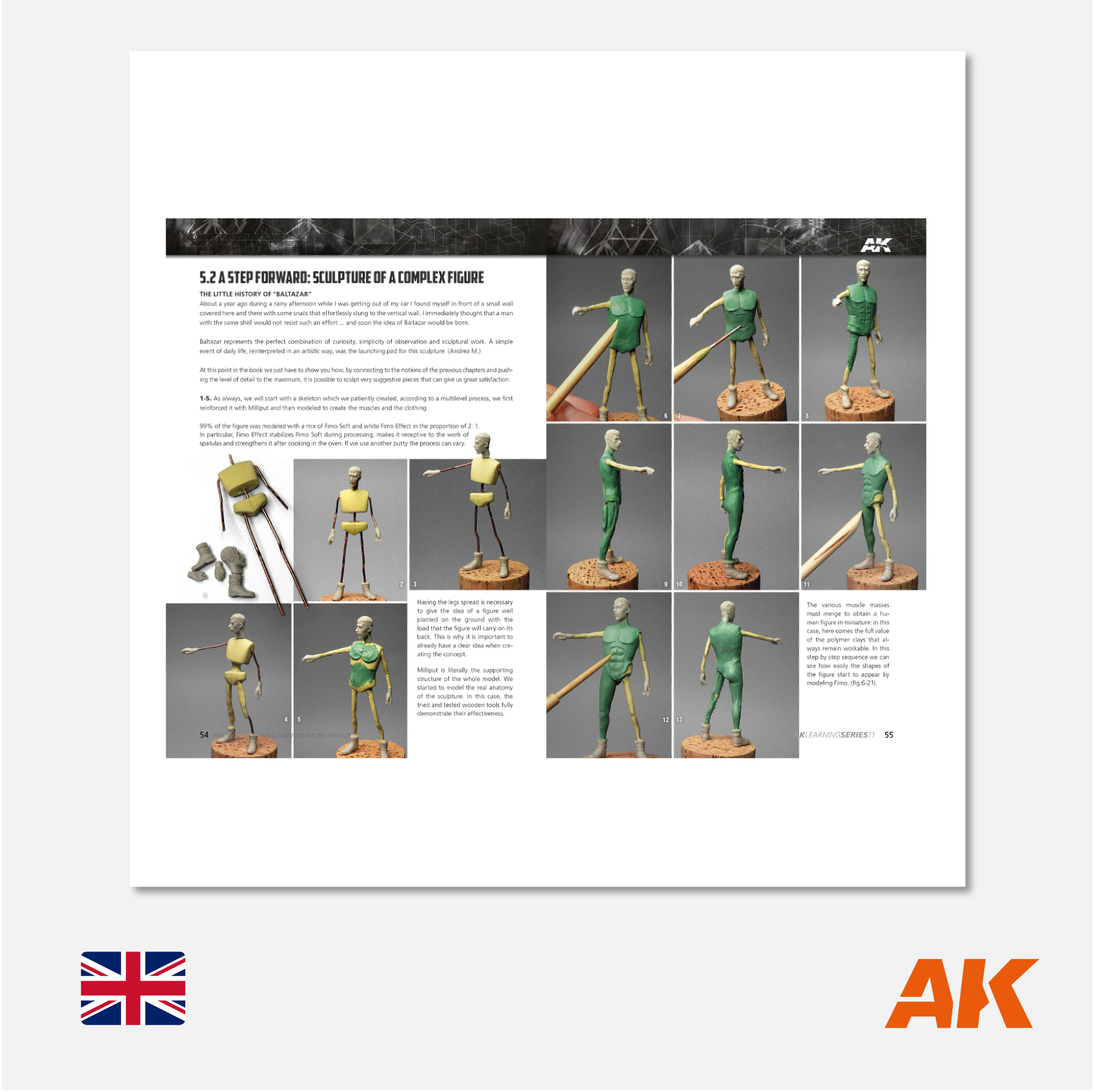 AK Interactive - AK Learning Series N° 11 Figure Sculpting - AK512 - Gothaforce