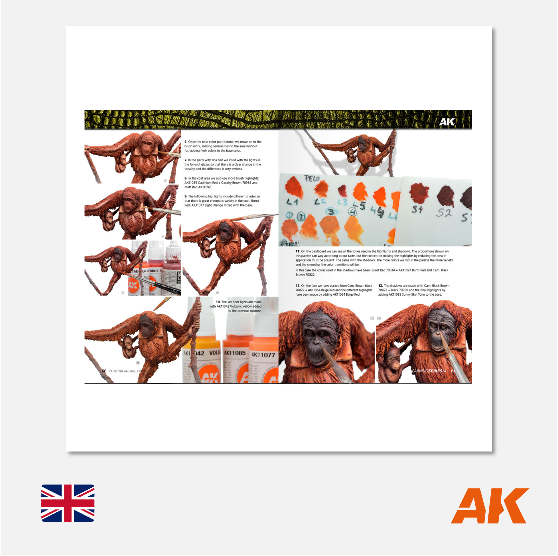 AK Interactive - AK Learning Series N° 14 Painting Animal Figures - AK518 - Gothaforce