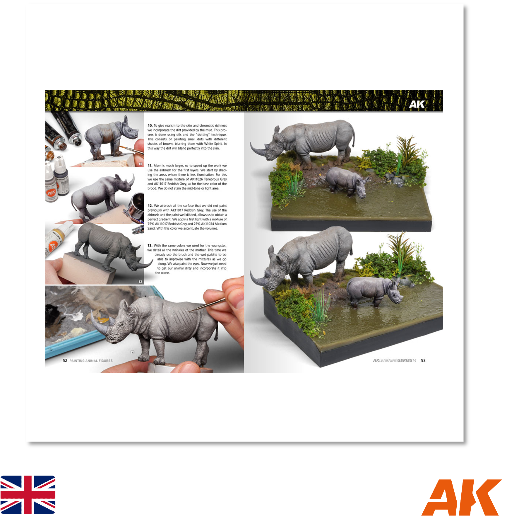 AK Interactive - AK Learning Series N° 14 Painting Animal Figures - AK518 - Gothaforce