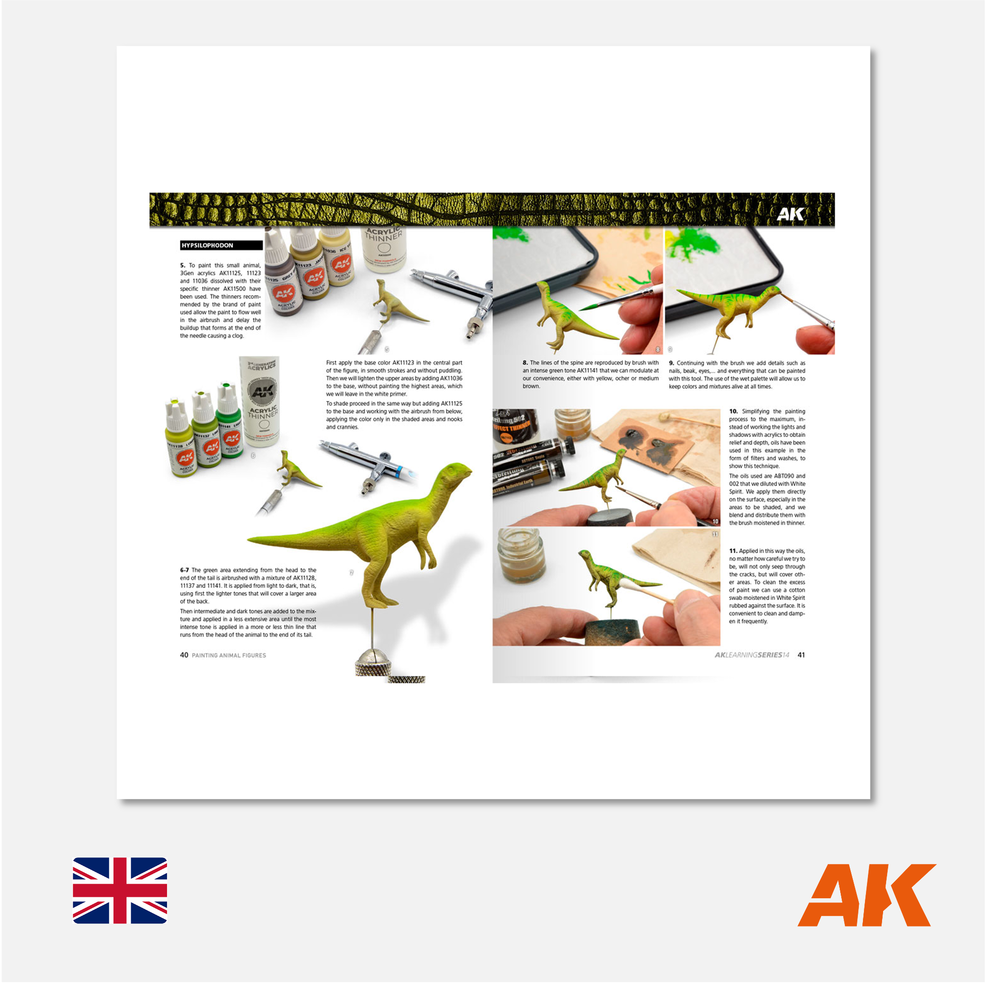 AK Interactive - AK Learning Series N° 14 Painting Animal Figures - AK518 - Gothaforce