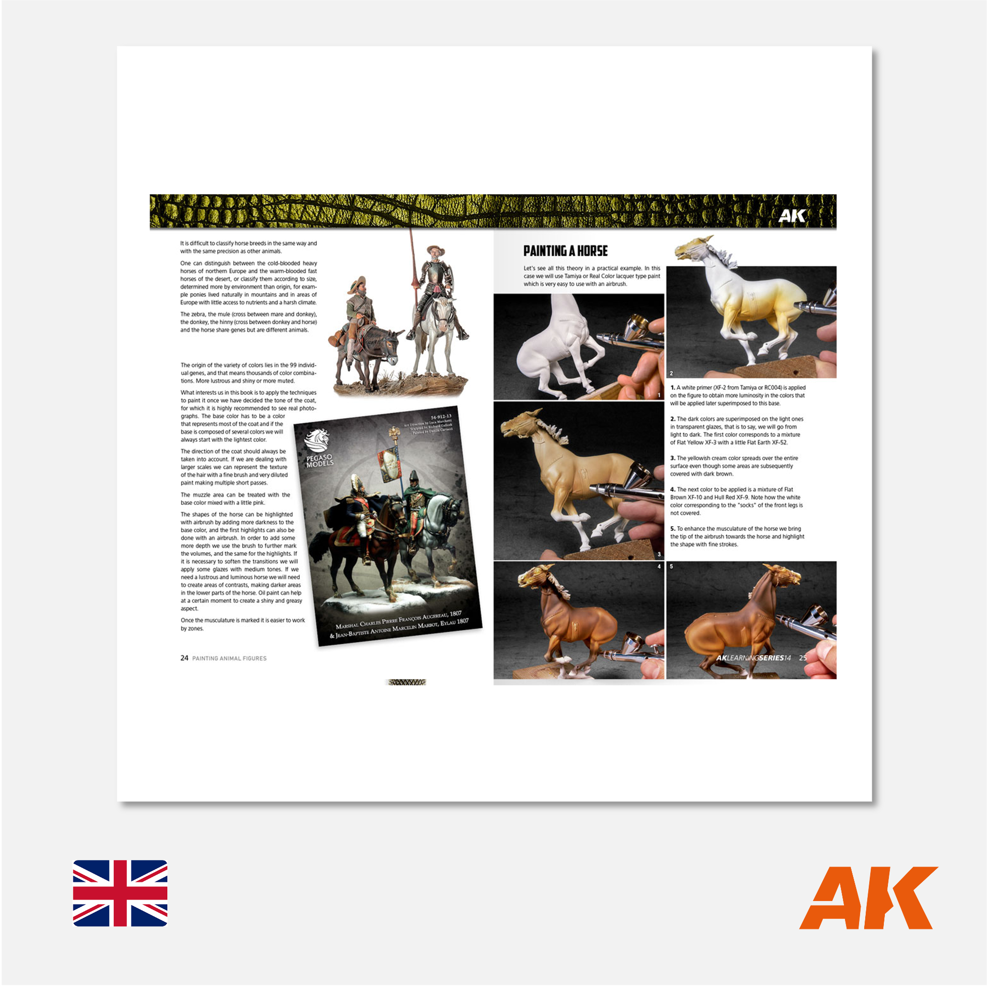 AK Interactive - AK Learning Series N° 14 Painting Animal Figures - AK518 - Gothaforce