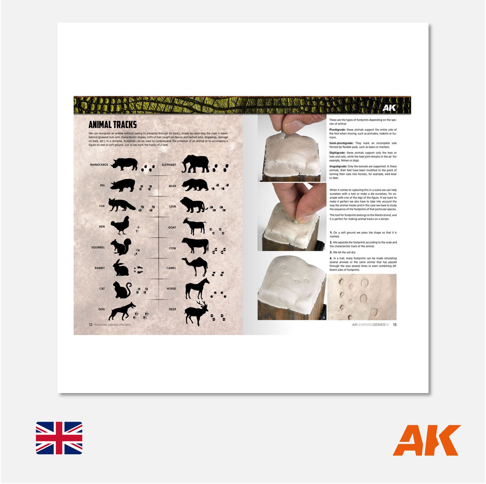 AK Interactive - AK Learning Series N° 14 Painting Animal Figures - AK518 - Gothaforce