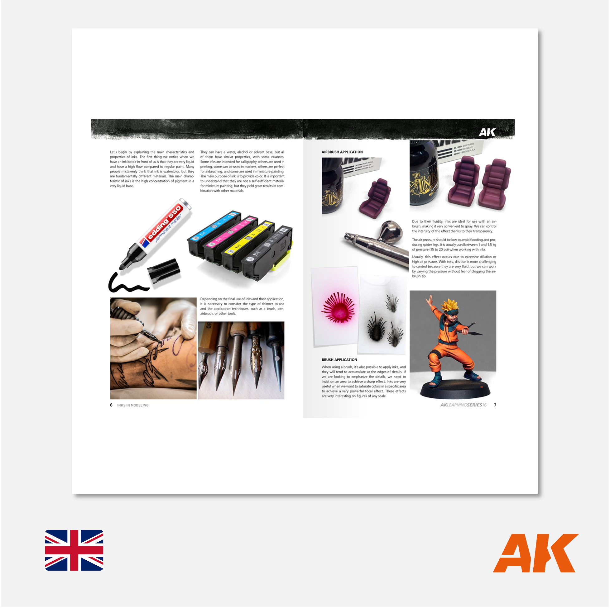 AK Interactive - AK Learning Series N° 16 Inks in Modeling  - AK540 - Gothaforce