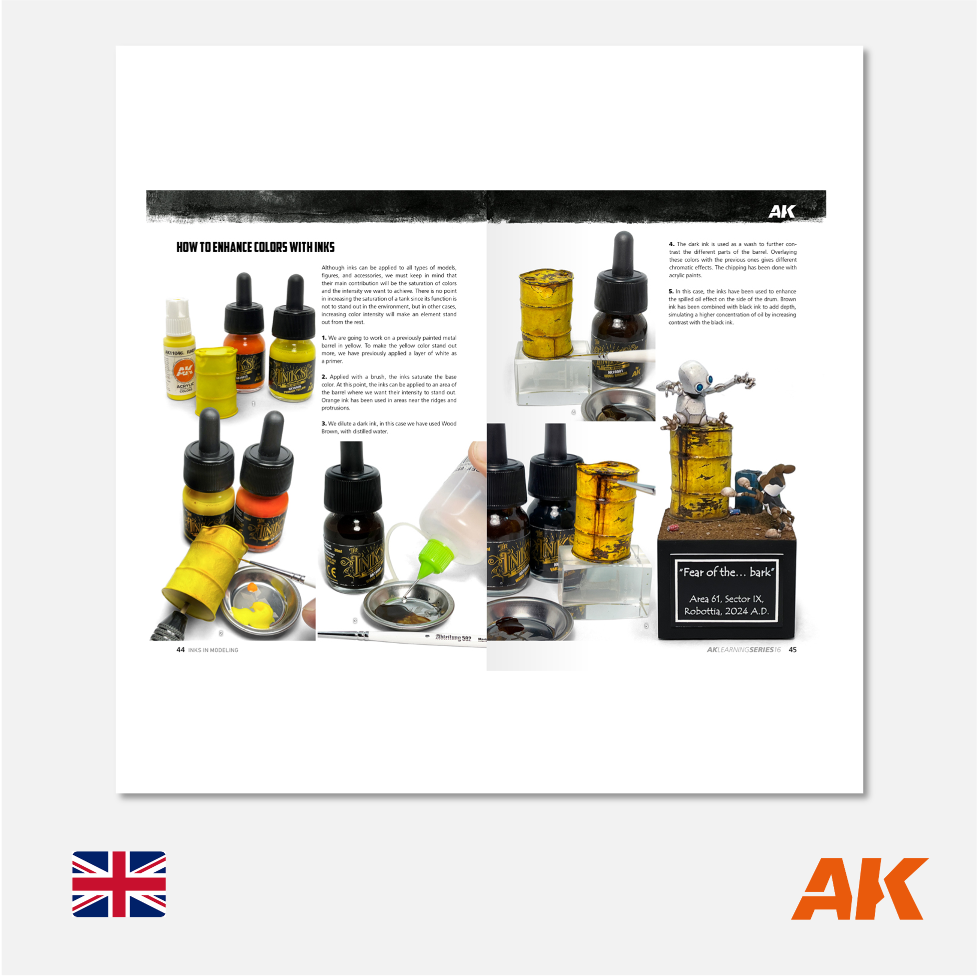 AK Interactive - AK Learning Series N° 16 Inks in Modeling  - AK540 - Gothaforce