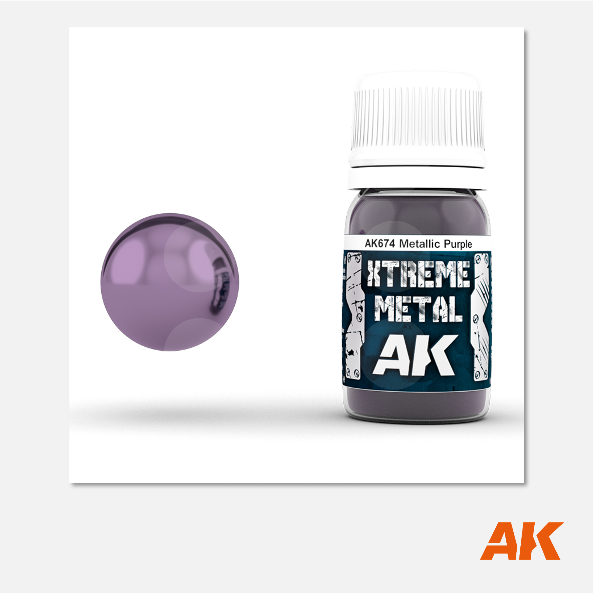 AK Interactive - Xtreme Metal Metallic Purple - AK674 - Gothaforce