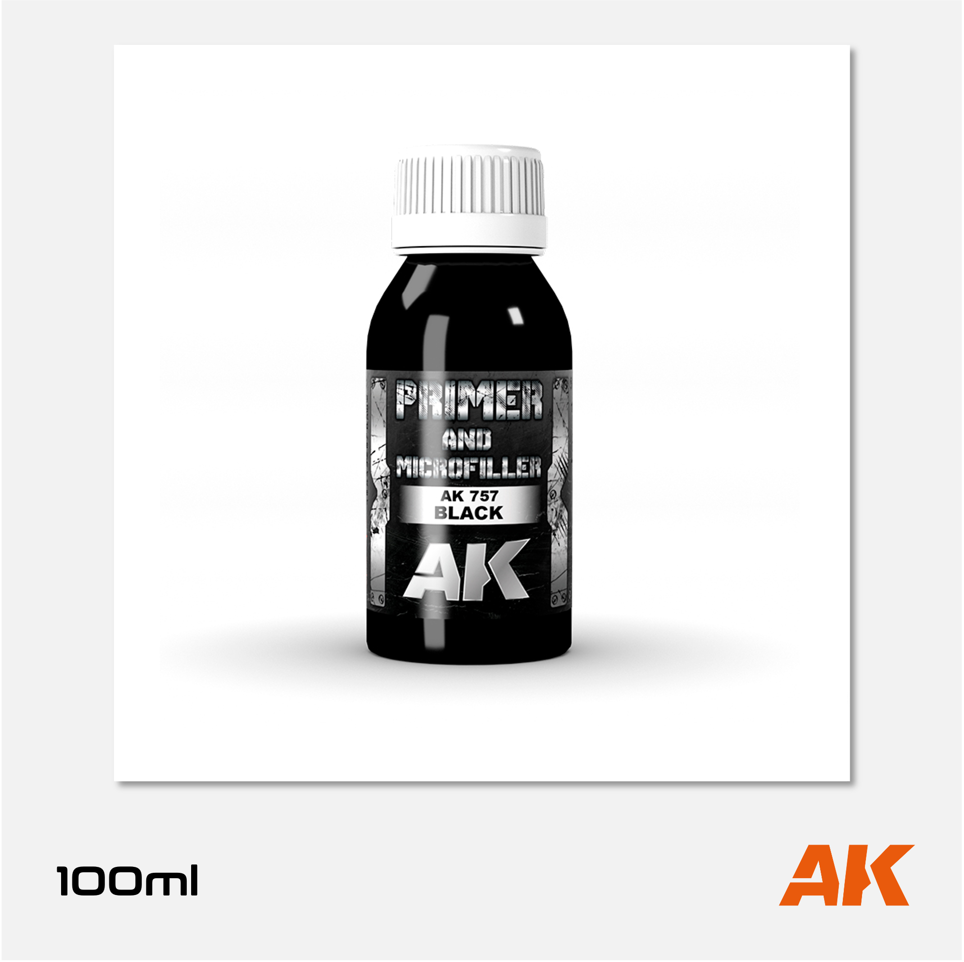 AK Interactive - Primer & Microfiller Black 100ml - AK757 - Gothaforce
