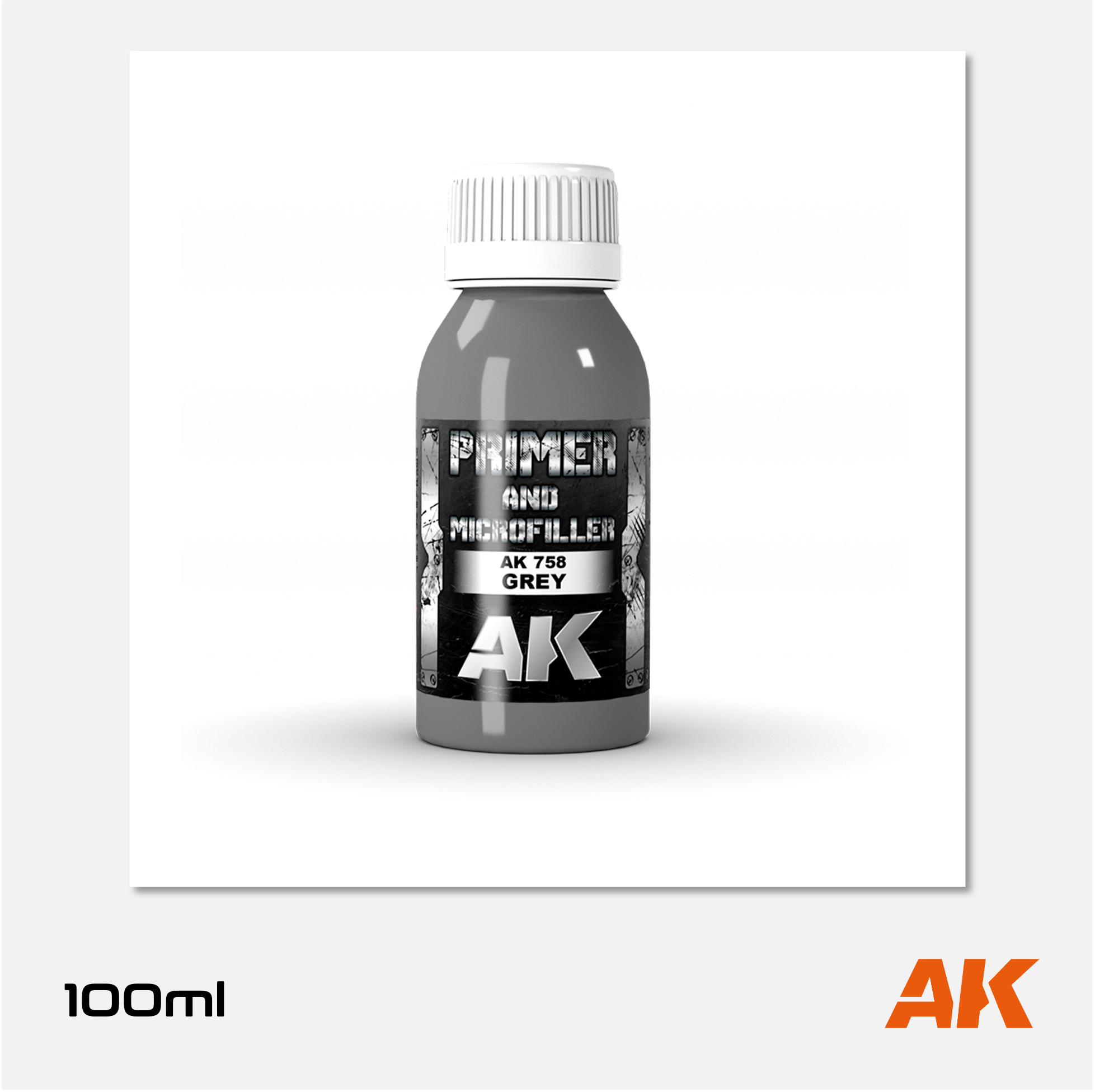 AK Interactive - Primer & Microfiller Grey 100ml - AK758 - Gothaforce
