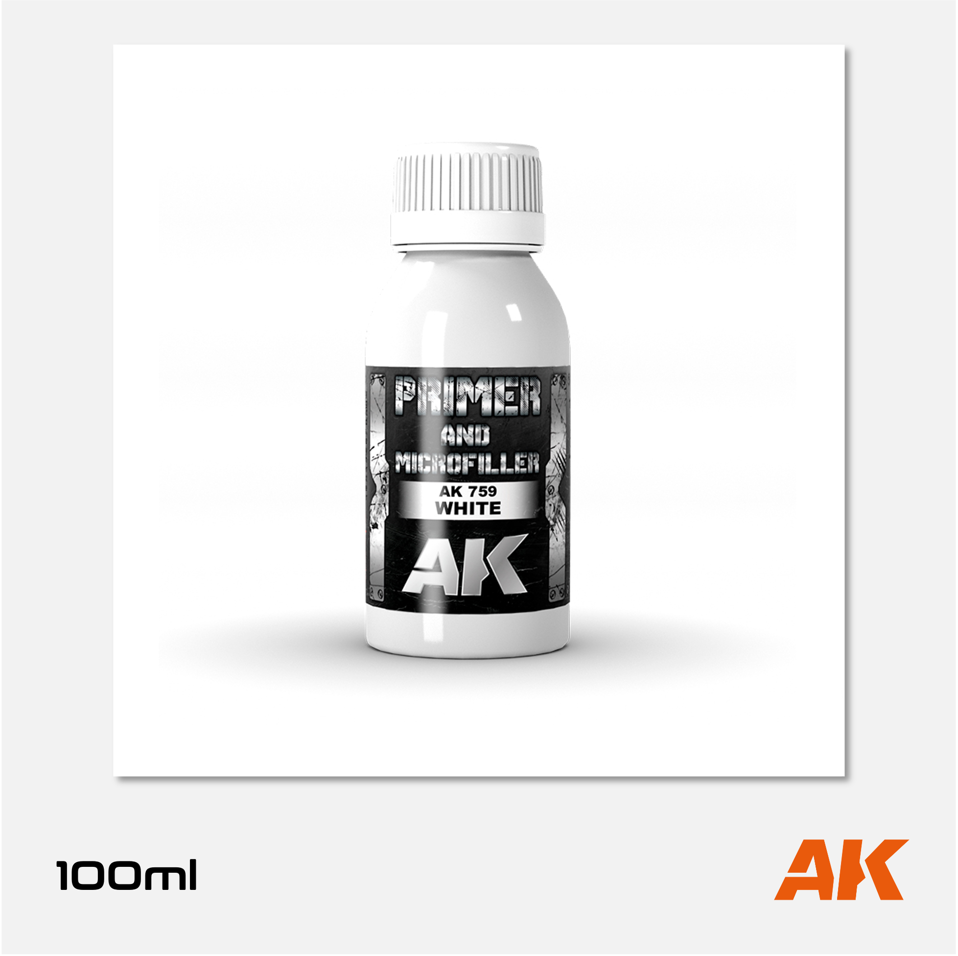 AK Interactive - Primer & Microfiller White 100ml - AK759 - Gothaforce