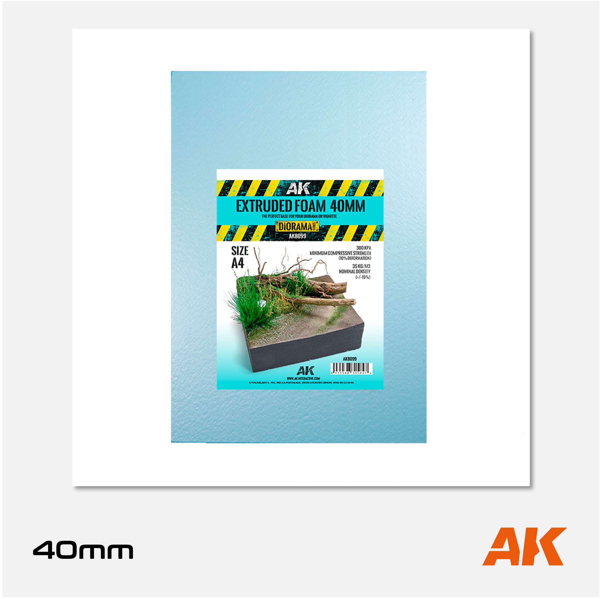 AK Interactive - Extruded Foam 40mm - AK8099 - Gothaforce