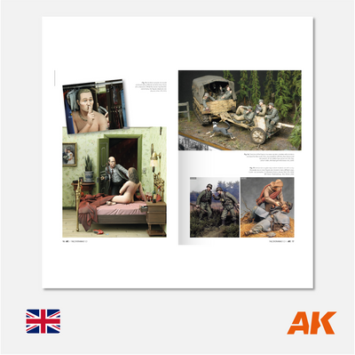 AK Interactive - FAQ Diorama 1.3 Extension Storytelling Composition & Planning - AK8150 - Gothaforce