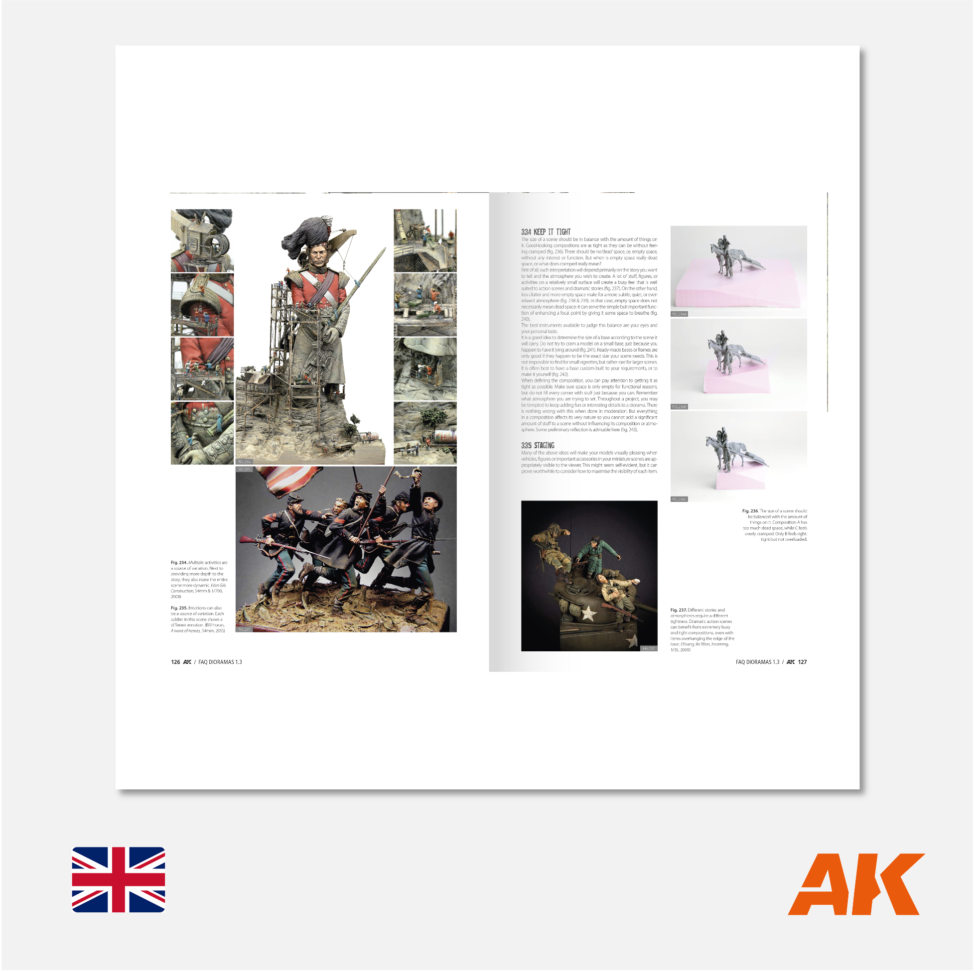 AK Interactive - FAQ Diorama 1.3 Extension Storytelling Composition & Planning - AK8150 - Gothaforce