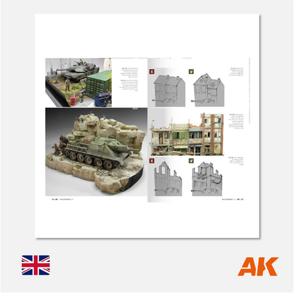 AK Interactive - FAQ Diorama 1.3 Extension Storytelling Composition & Planning - AK8150 - Gothaforce