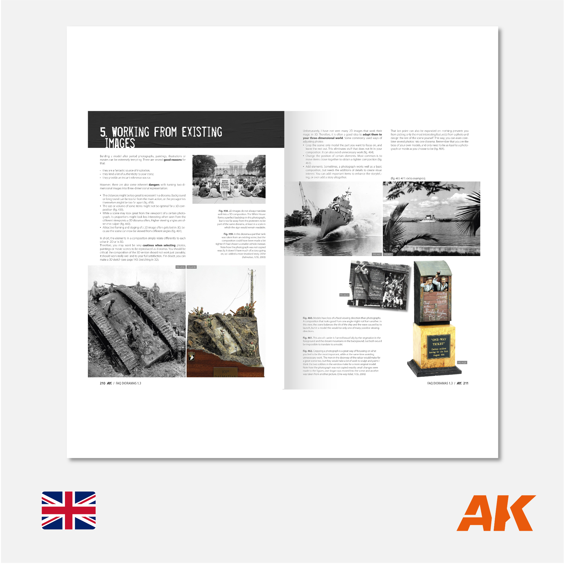 AK Interactive - FAQ Diorama 1.3 Extension Storytelling Composition & Planning - AK8150 - Gothaforce
