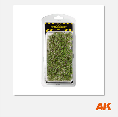 AK Blomming White Shrubberies 1/35 - 75 / 90mm