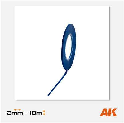 AK Masking Tape for Curves - 2mm