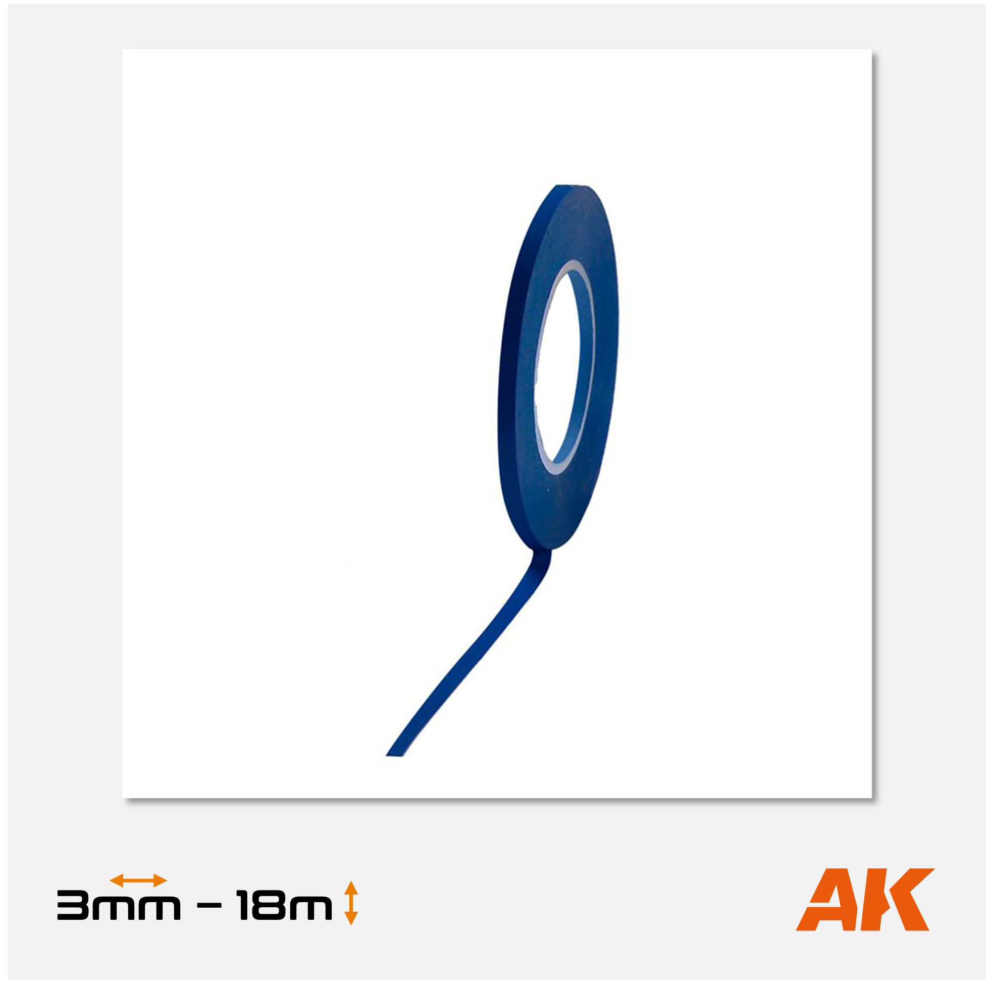 AK Masking Tape for Curves - 3mm