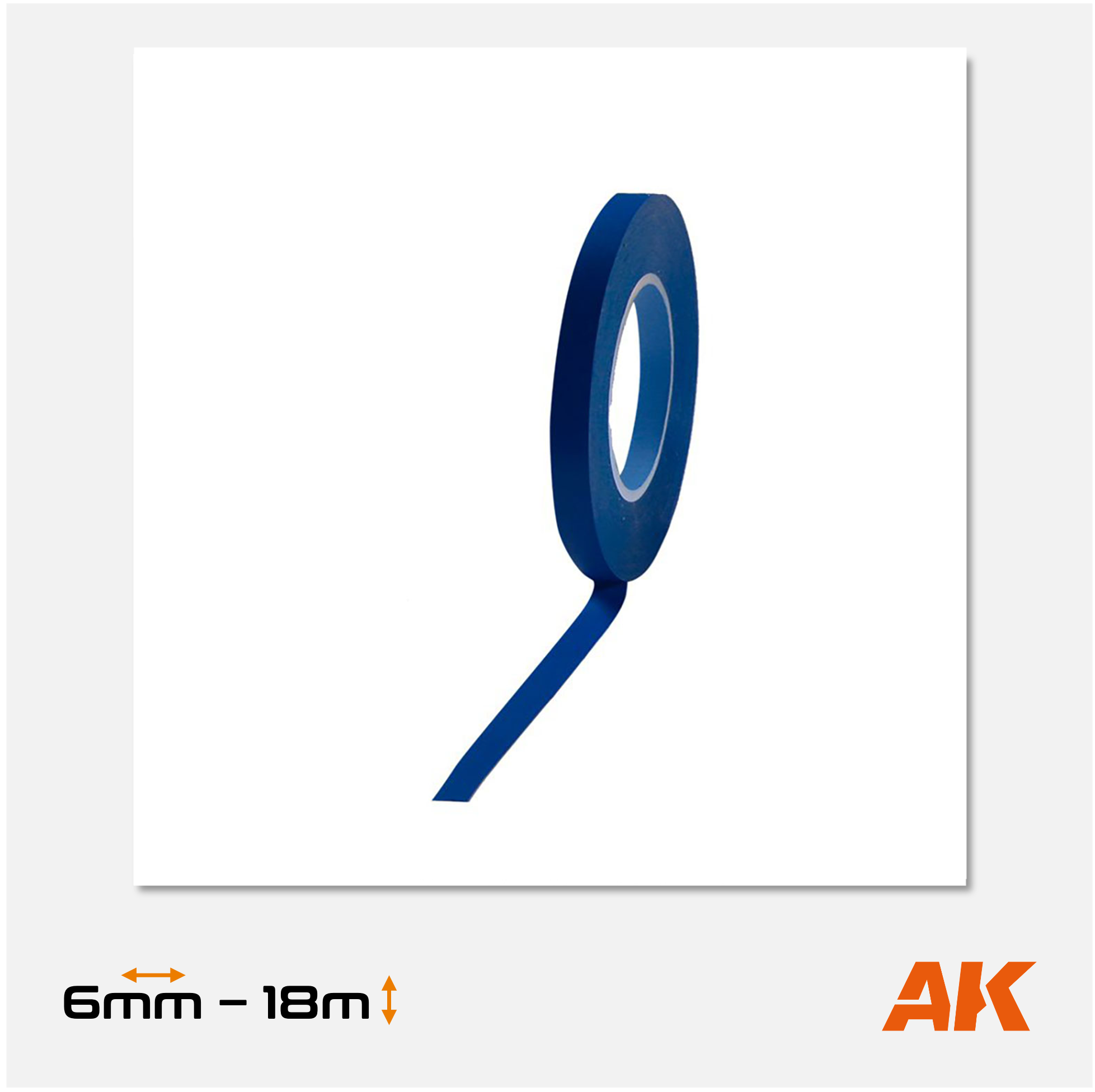 AK Masking Tape for Curves - 6mm