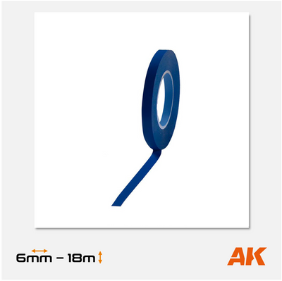 AK Masking Tape for Curves - 6mm