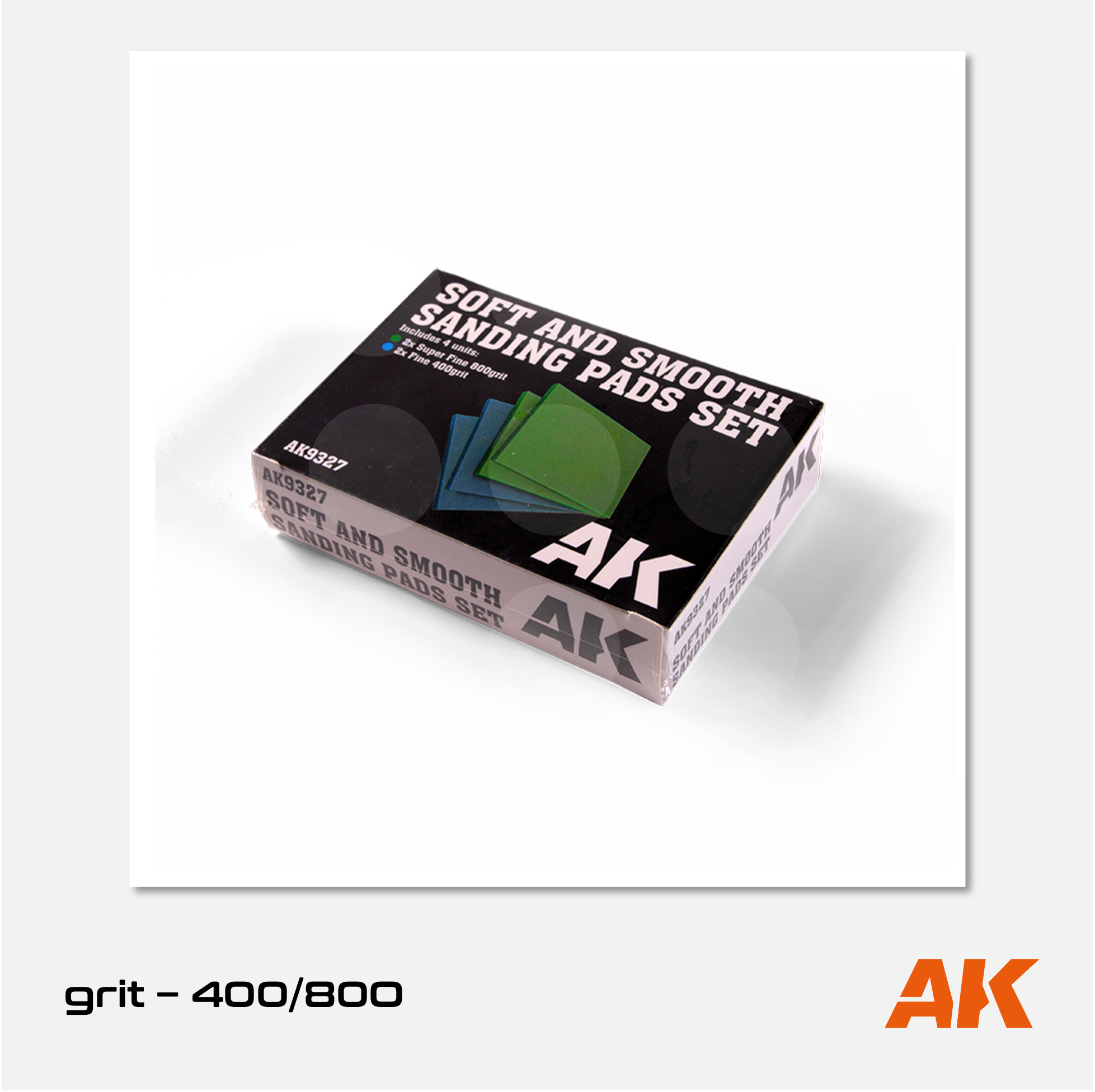 AK Soft & Smooth Sponge Sanding Pad Set (4 units)