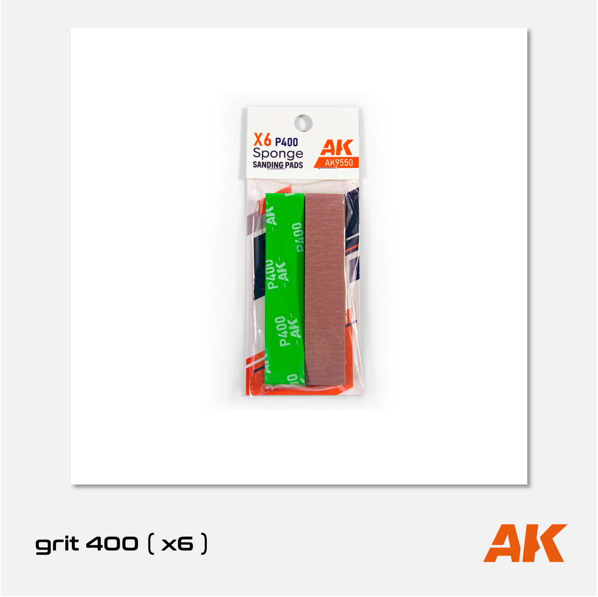 AK Sanding Sponge - Grit 400 ( 6 units )