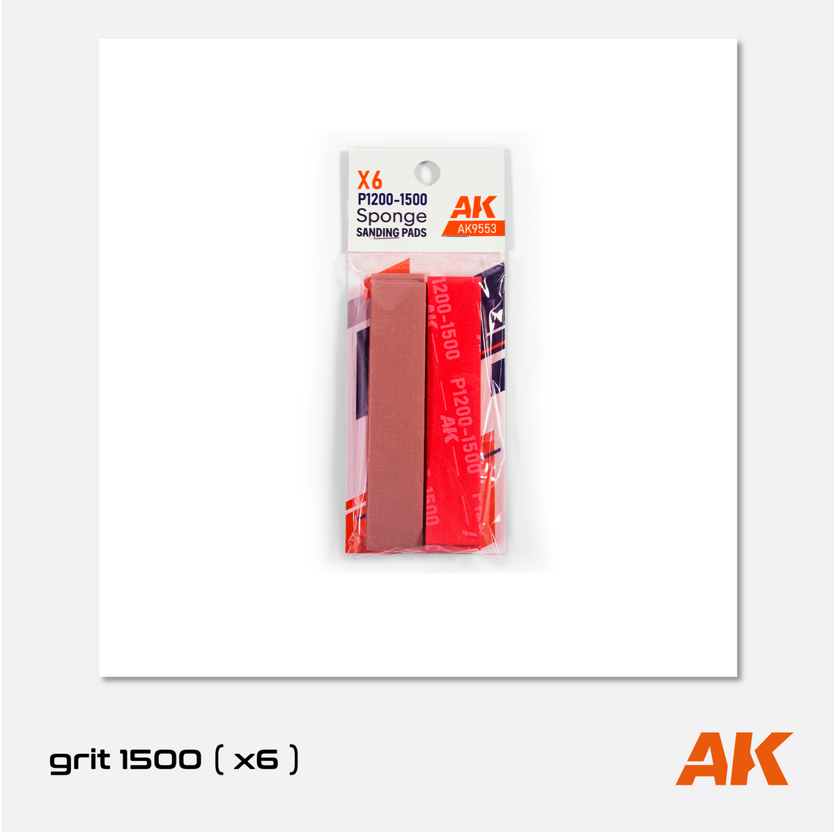 AK Sanding Sponge - Grit 1500 ( 6 units )