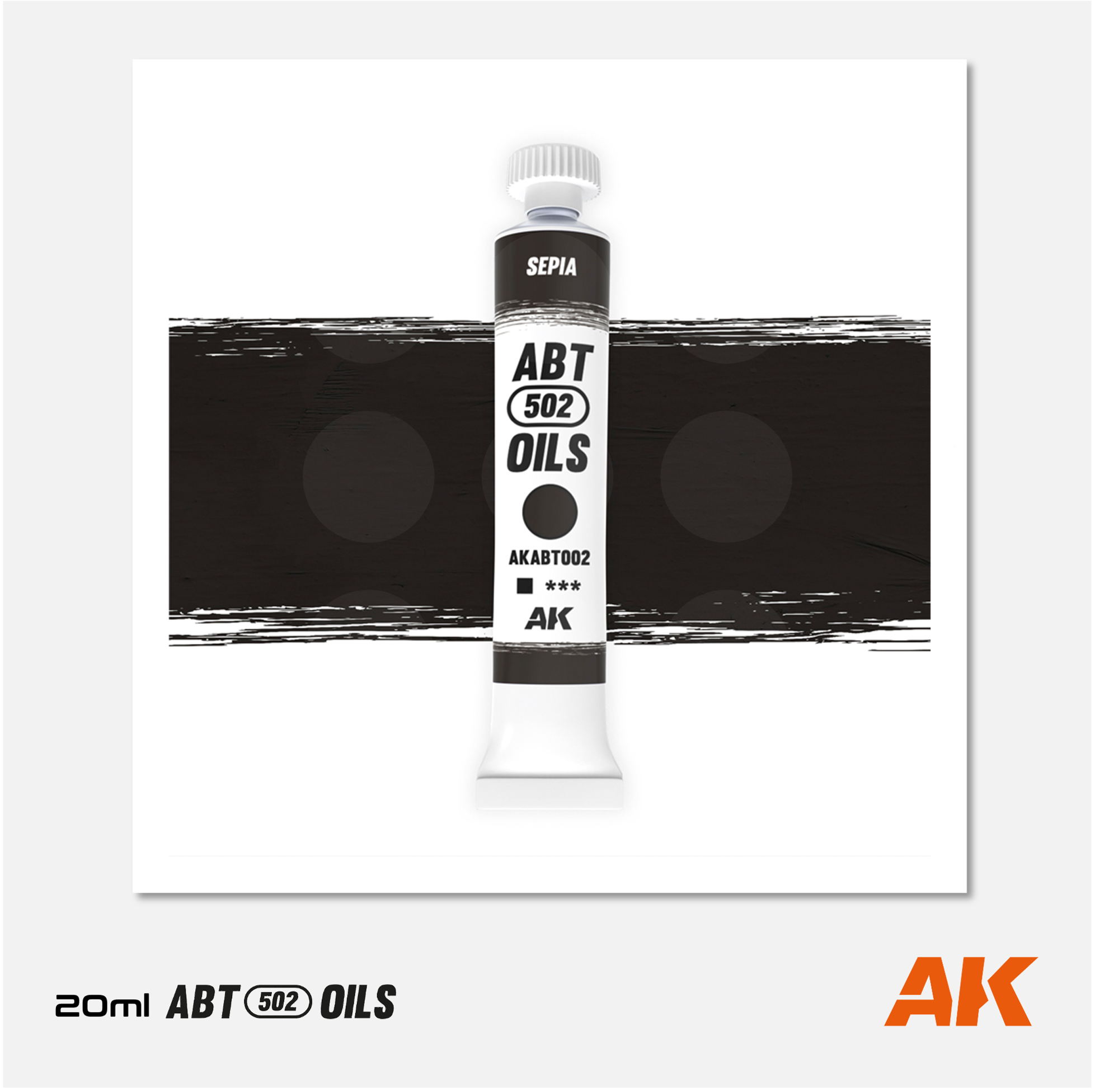 AK Interactive - Abteilung 502 Oils - Sepia - AKABT002 - Gothaforce