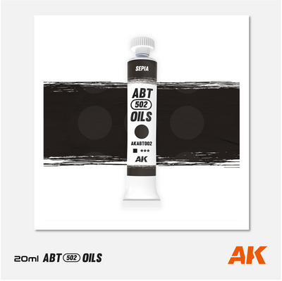 AK Interactive - Abteilung 502 Oils - Sepia - AKABT002 - Gothaforce