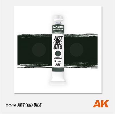 AK Interactive - Abteilung 502 Oils - Sap Green / Faded Green - AKABT040 - Gothaforce