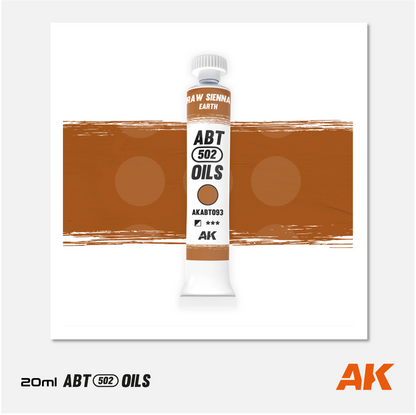 AK Interactive - Abteilung 502 Oils - Raw Sienna / Earth - AKABT093 - Gothaforce