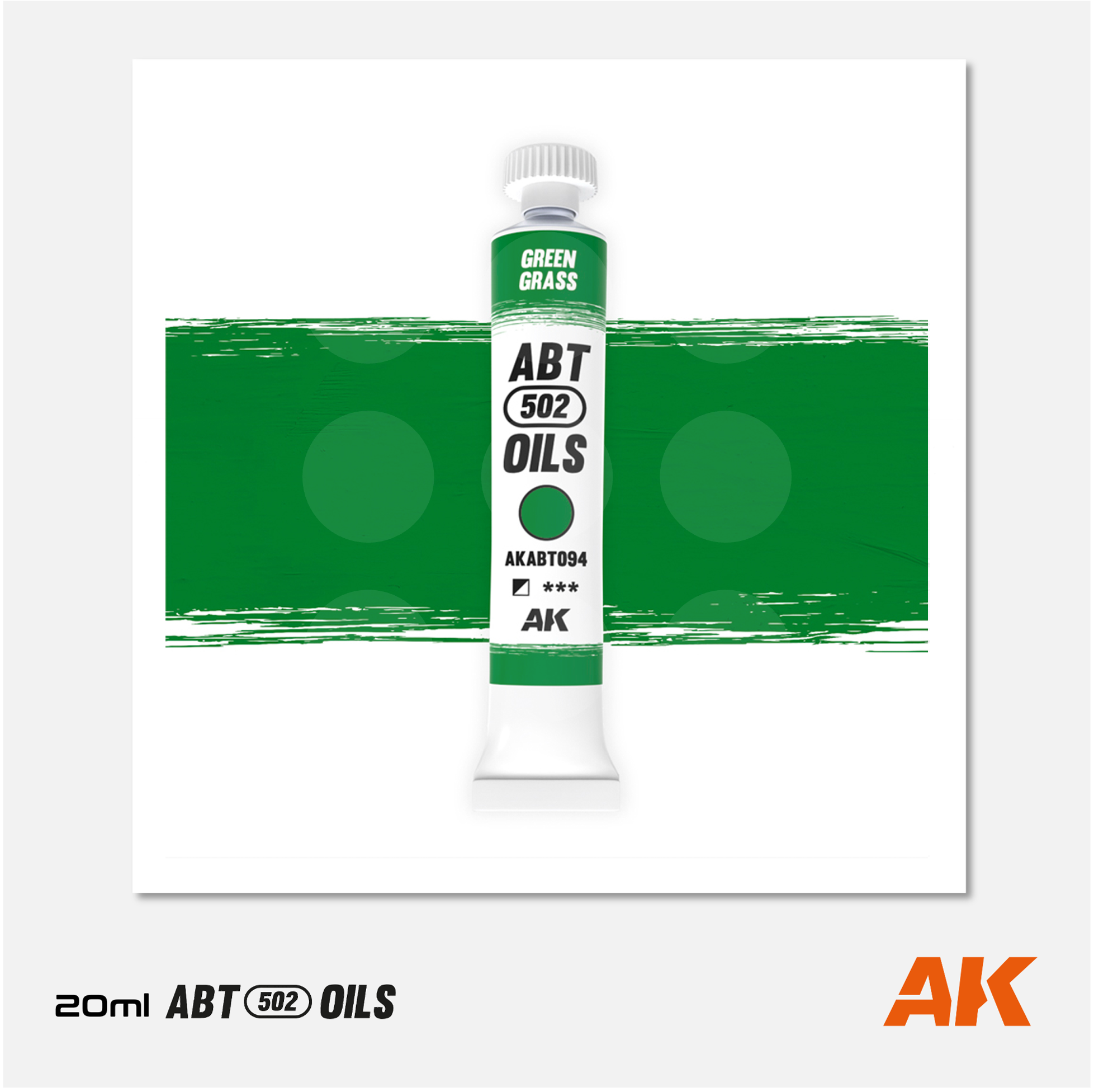 AK Interactive - Abteilung 502 Oils - Green Grass - AKABT094 - Gothaforce