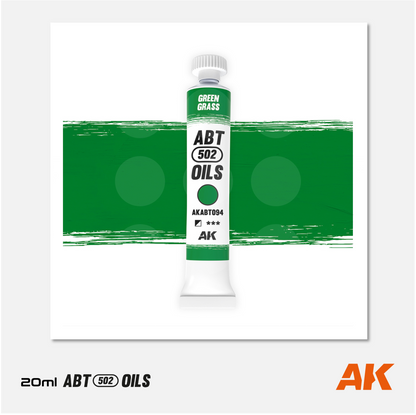 AK Interactive - Abteilung 502 Oils - Green Grass - AKABT094 - Gothaforce