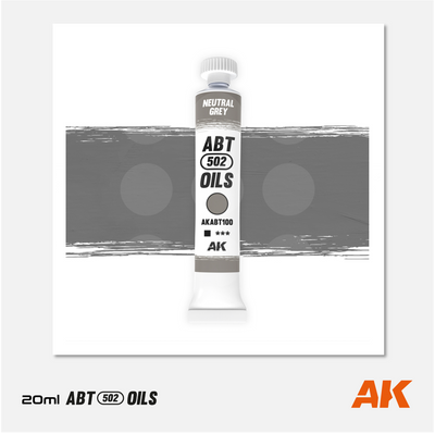 AK Interactive - Abteilung 502 Oils - Neutral Grey - AKABT100 - Gothaforce