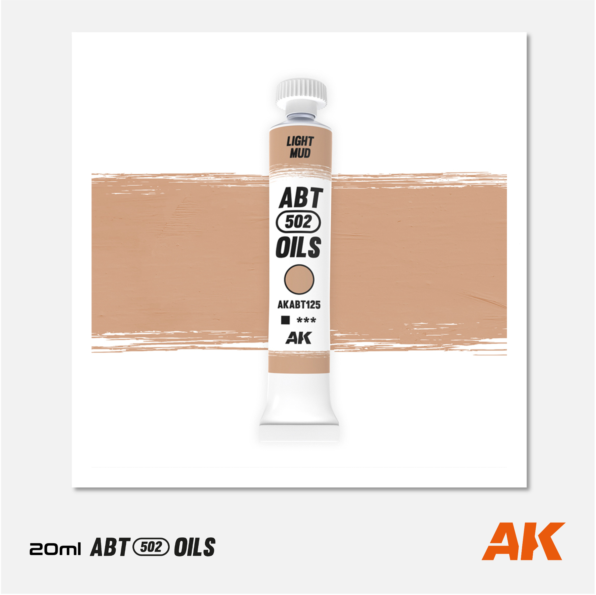 AK Interactive - Abteilung 502 Oils - Light Mud - AKABT125 - Gothaforce