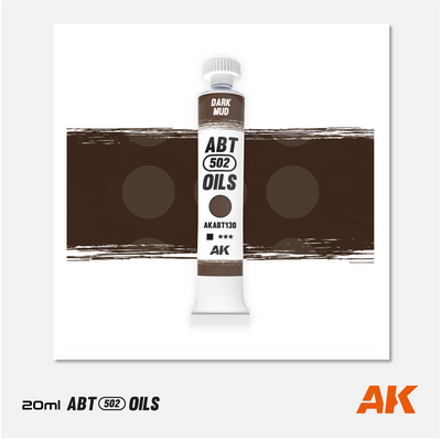AK Interactive - Abteilung 502 Oils - Dark Mud - AKABT130 - Gothaforce