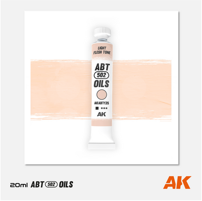 AK Interactive - Abteilung 502 Oils - Light Flesh Tone - AKABT135 - Gothaforce