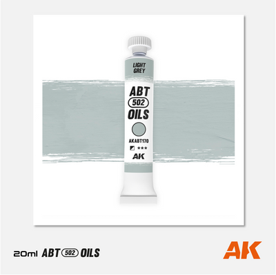 AK Interactive - Abteilung 502 Oils - Light Grey - AKABT170 - Gothaforce