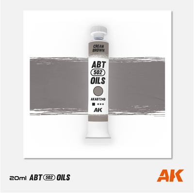 AK Interactive - Abteilung 502 Oils - Cream Brown - AKABT240 - Gothaforce