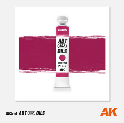 AK Interactive - Abteilung 502 Oils - Magenta  - AKABT250 - Gothaforce