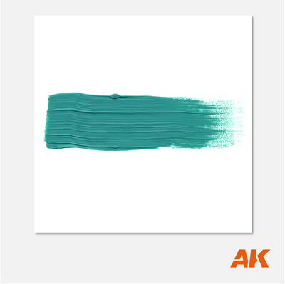 AK Interactive - Abteilung 502 Oils - Turquoise Lights - AKABT515 - Gothaforce