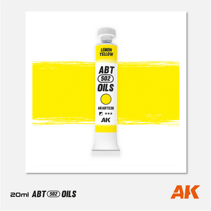 AK Interactive - Abteilung 502 Oils - Lemon Yellow - AKABT530 - Gothaforce