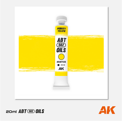 AK Interactive - Abteilung 502 Oils - Primary Yellow - AKABT535 - Gothaforce