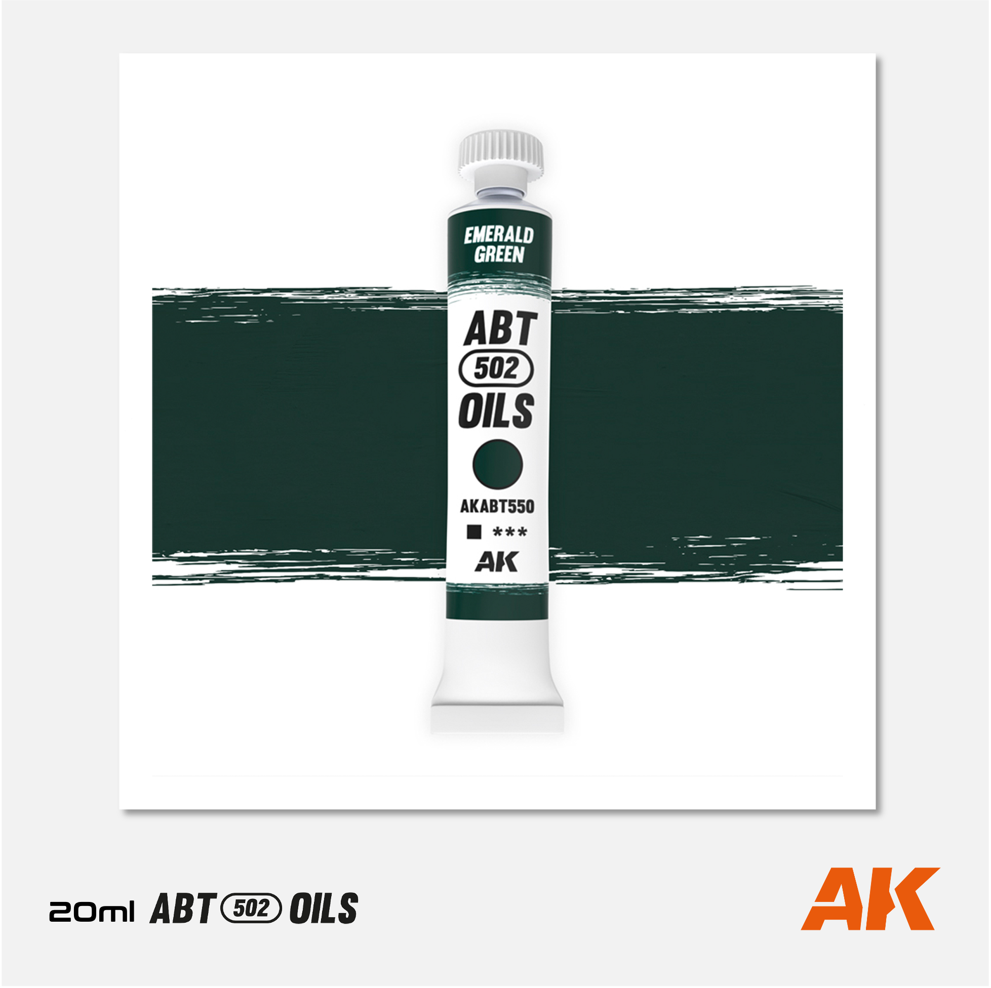 AK Interactive - Abteilung 502 Oils - Emerald Green - AKABT550 - Gothaforce