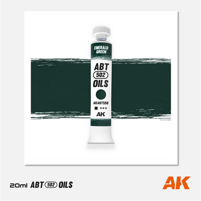 AK Interactive - Abteilung 502 Oils - Emerald Green - AKABT550 - Gothaforce