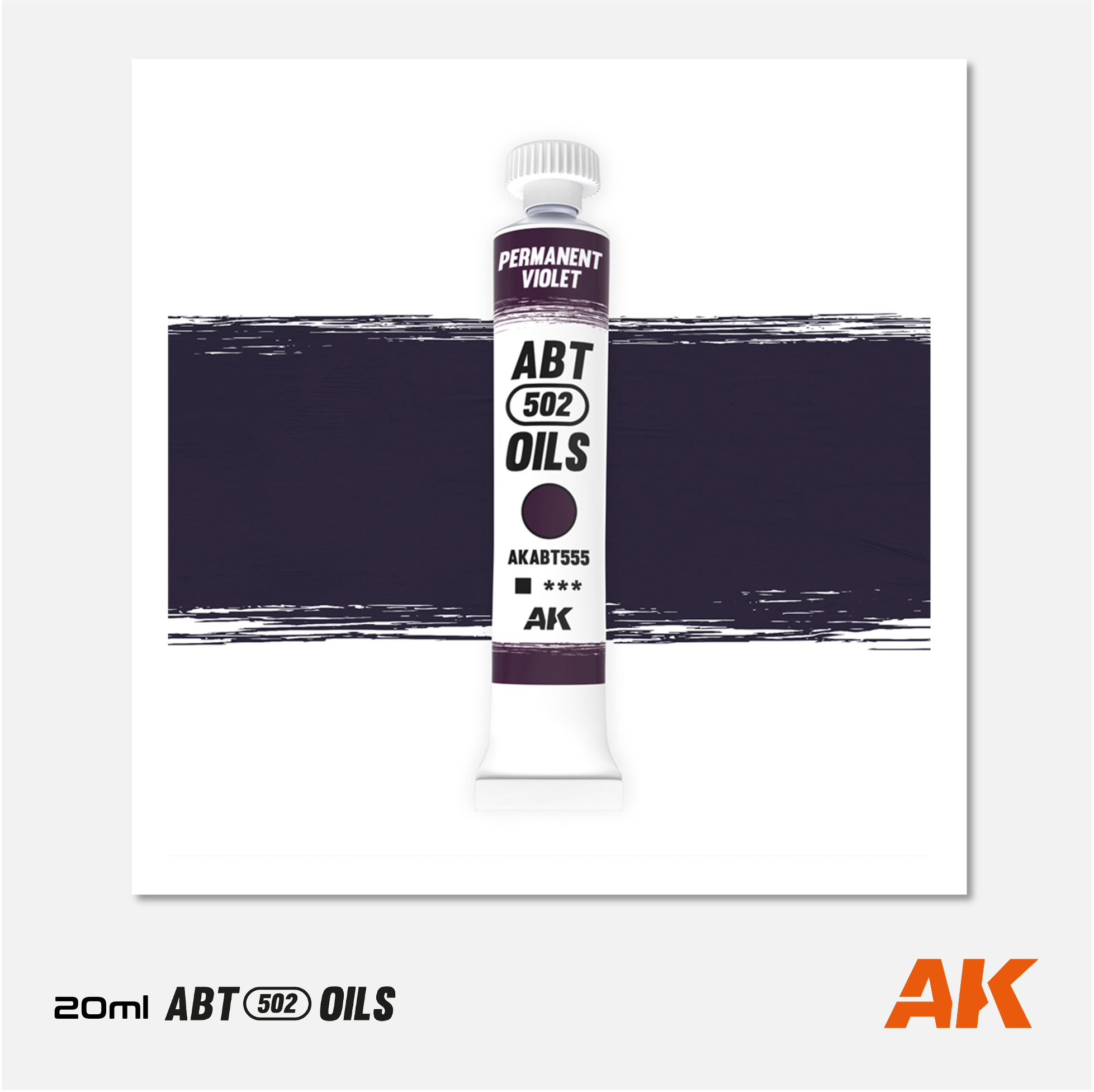 AK Interactive - Abteilung 502 Oils - Permanent Violet - AKABT555 - Gothaforce