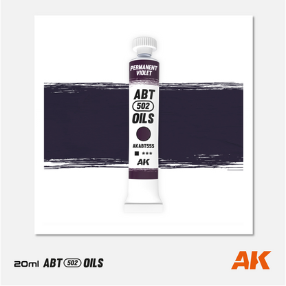 AK Interactive - Abteilung 502 Oils - Permanent Violet - AKABT555 - Gothaforce