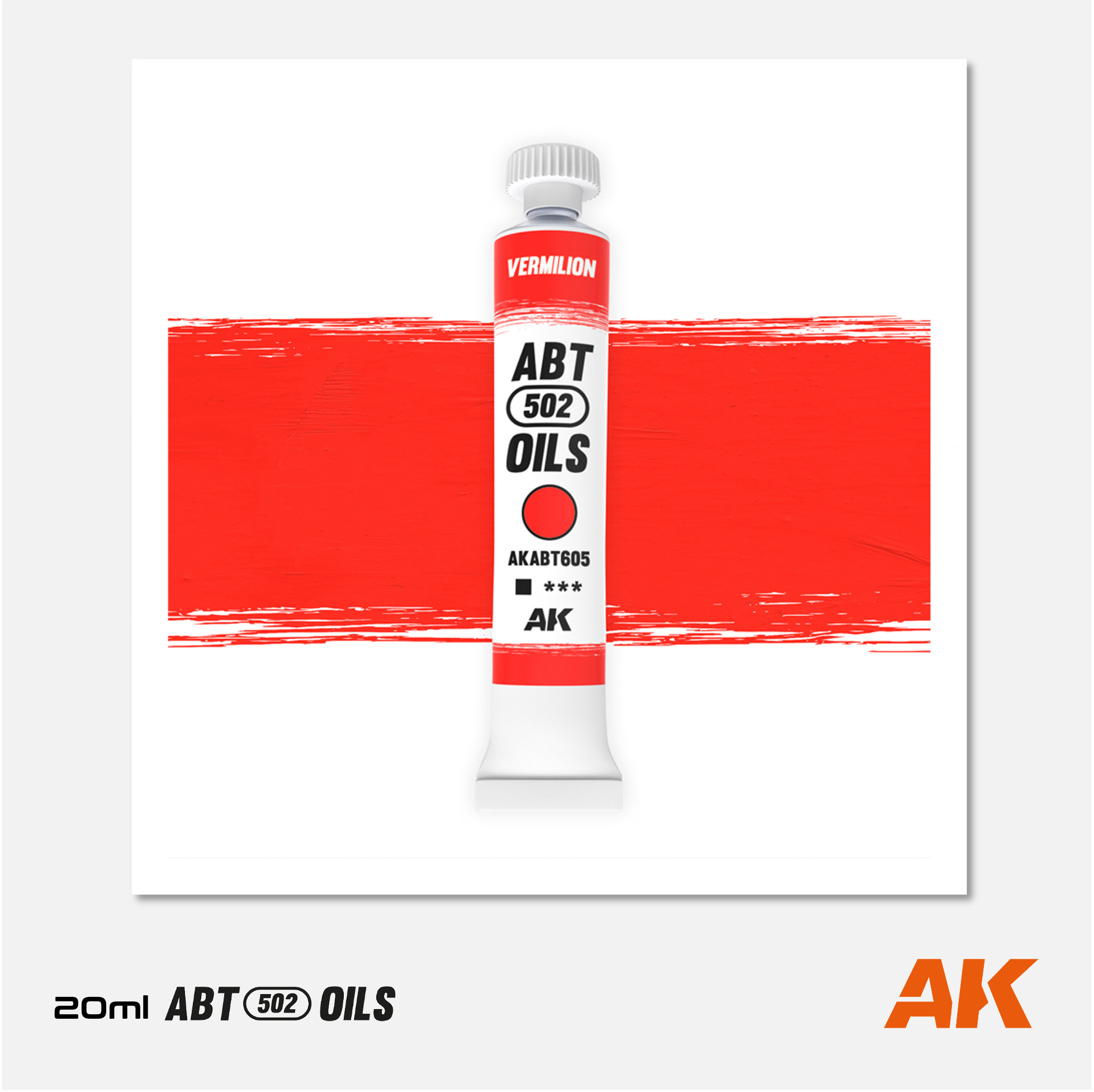 AK Interactive - Abteilung 502 Oils - Vermilion - AKABT605 - Gothaforce