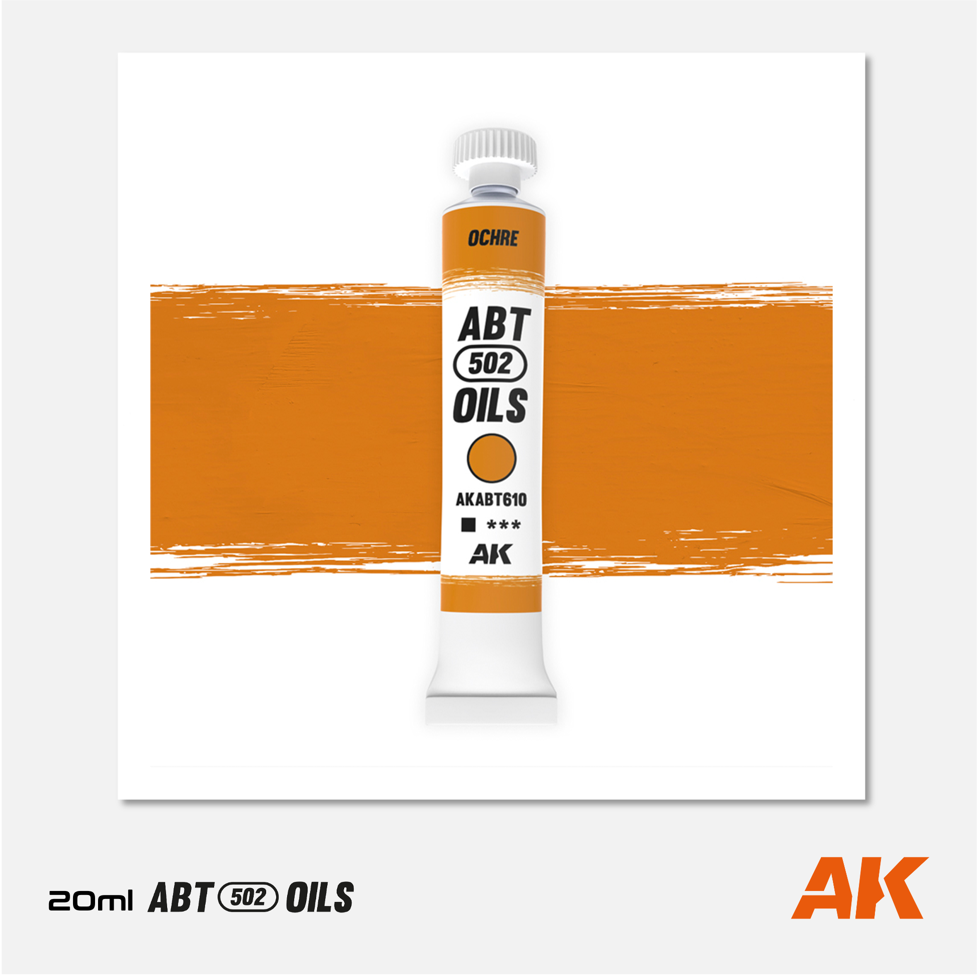 AK Interactive - Abteilung 502 Oils - Ochre - AKABT610 - Gothaforce