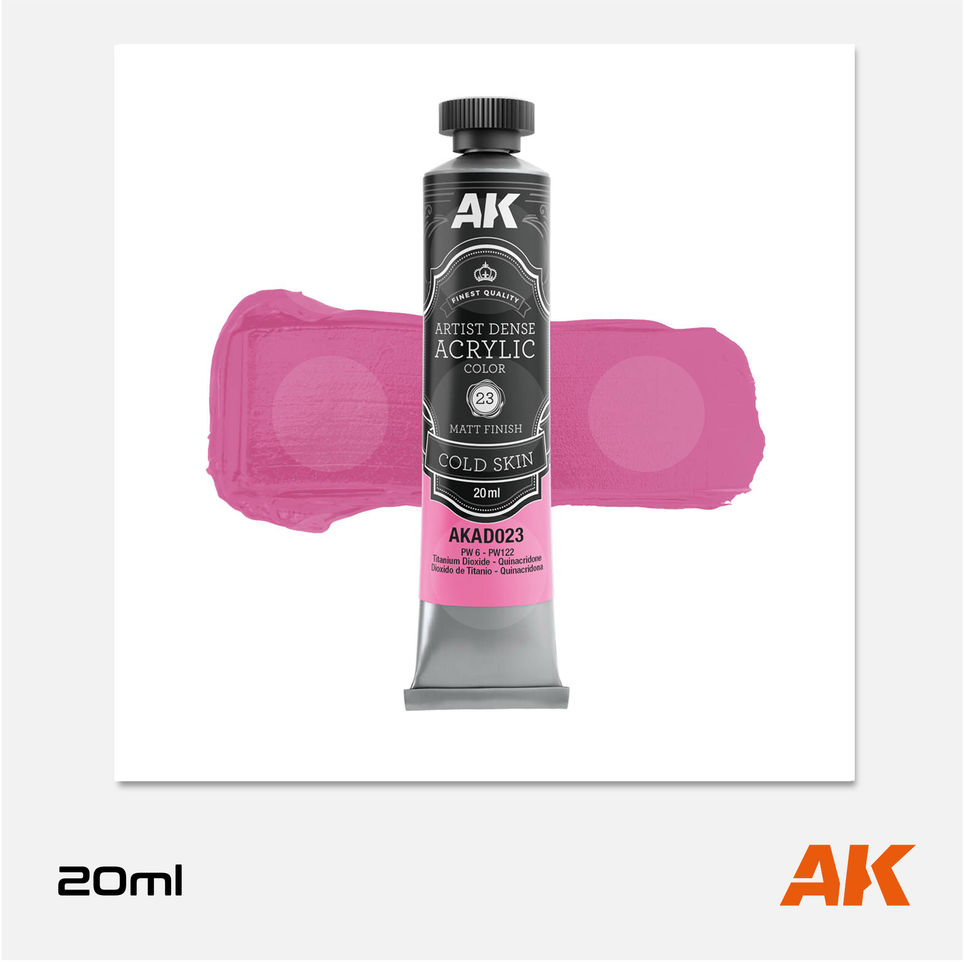 AK Artist Dense Acrylic Colors - Cold Skin