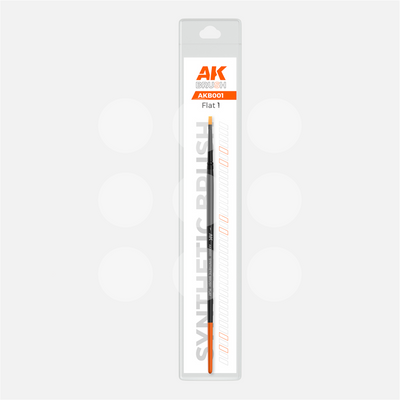 AK Synthetic Brush - Flat 1